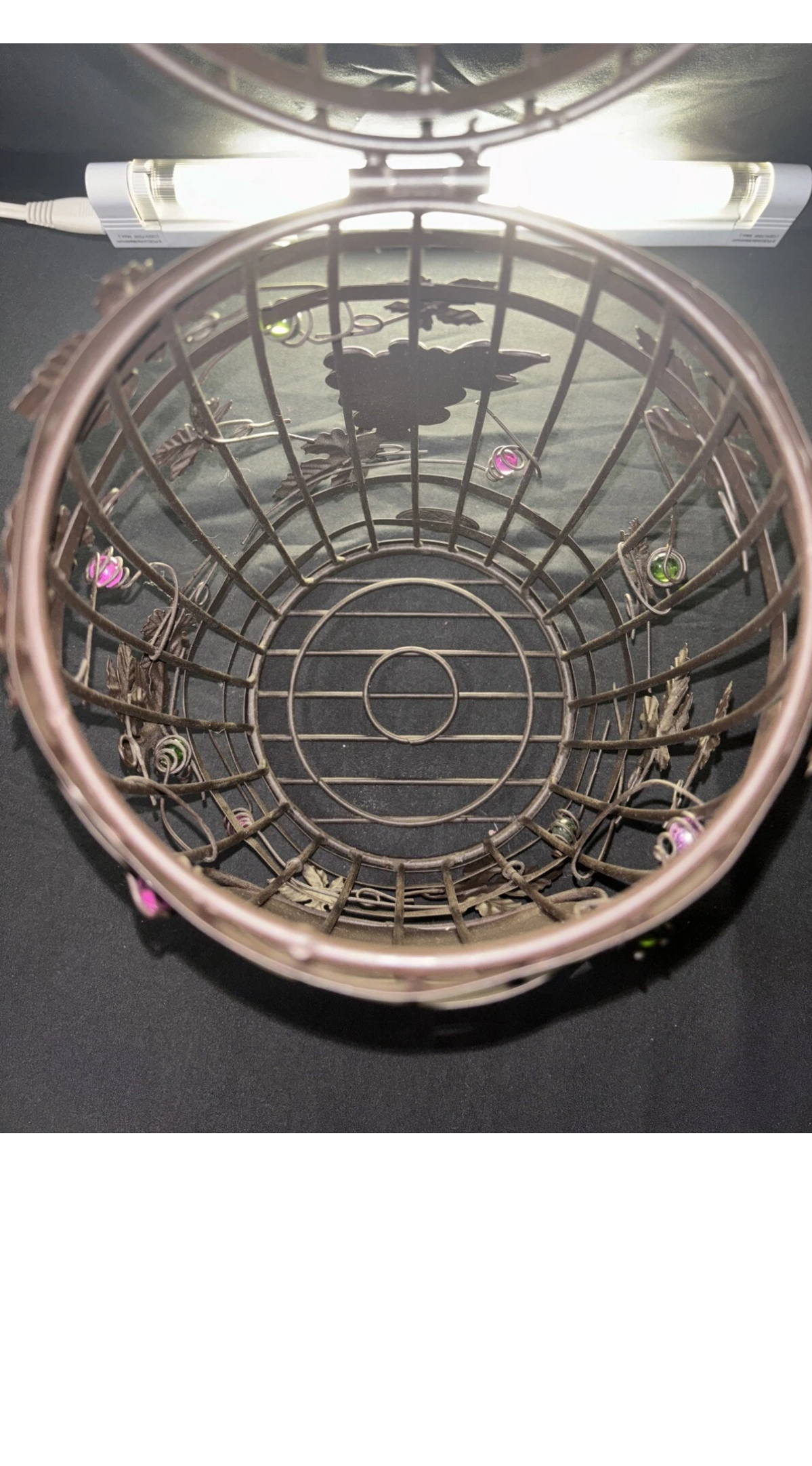 Wine Corks Decorative Metal Basket
