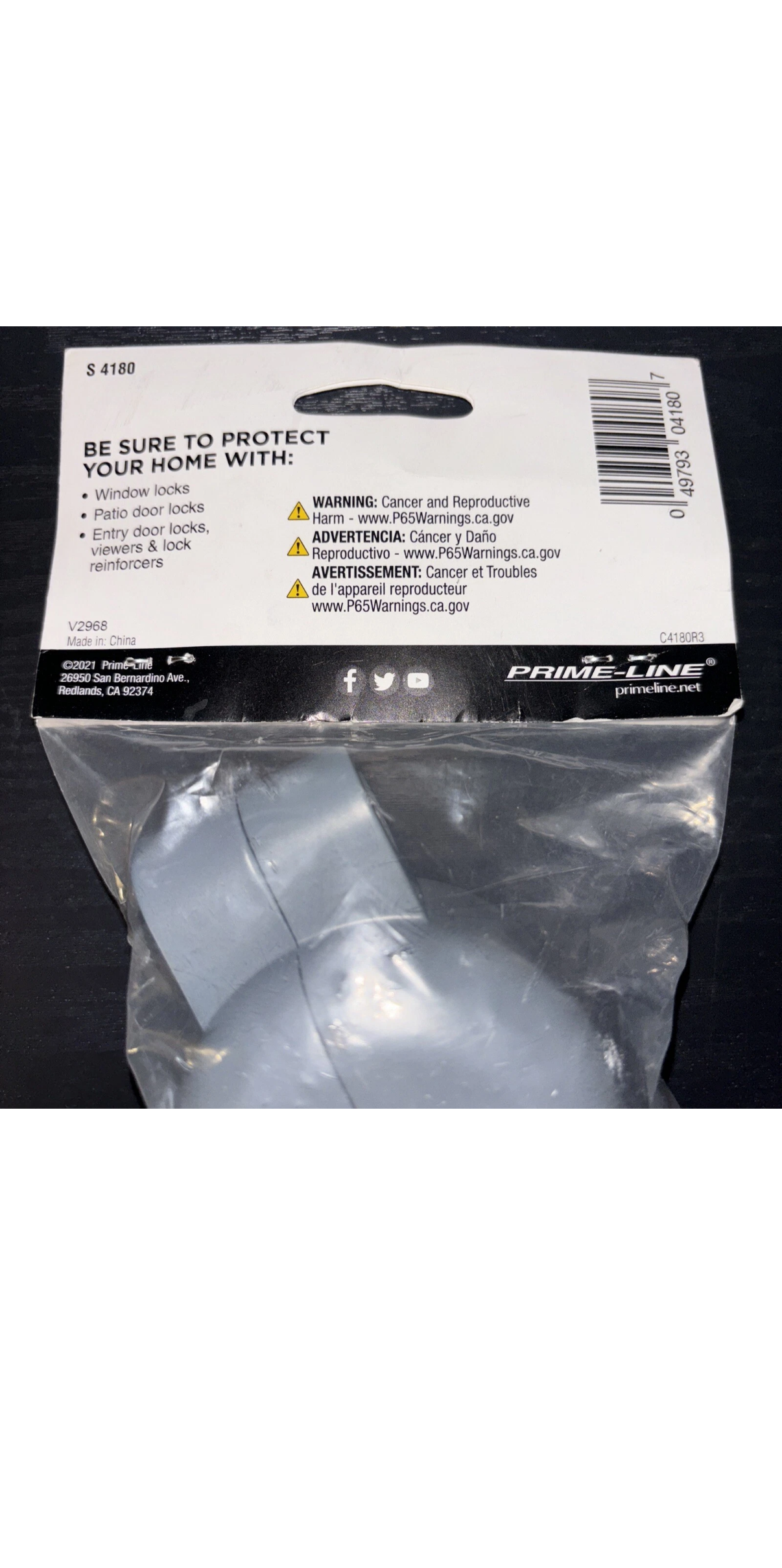 Prime-Line S 4180 Door Knob Lock-Out Device – Prevents Turning of Door Knob