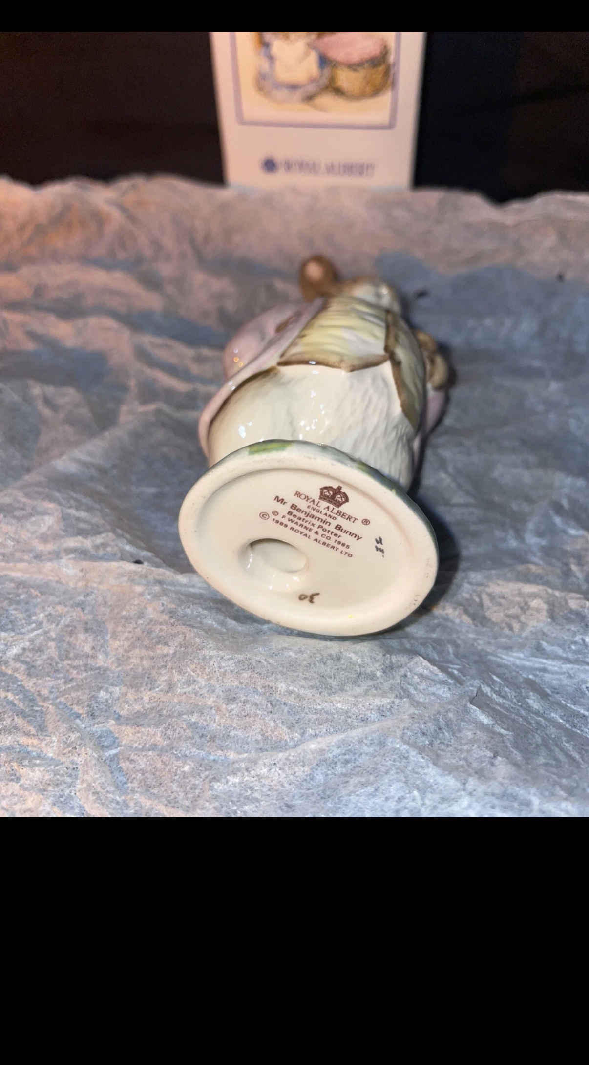 Vintage 1989 ROYAL ALBERT Beatrix Potter "Mr. Benjamin Bunny" Figurine England