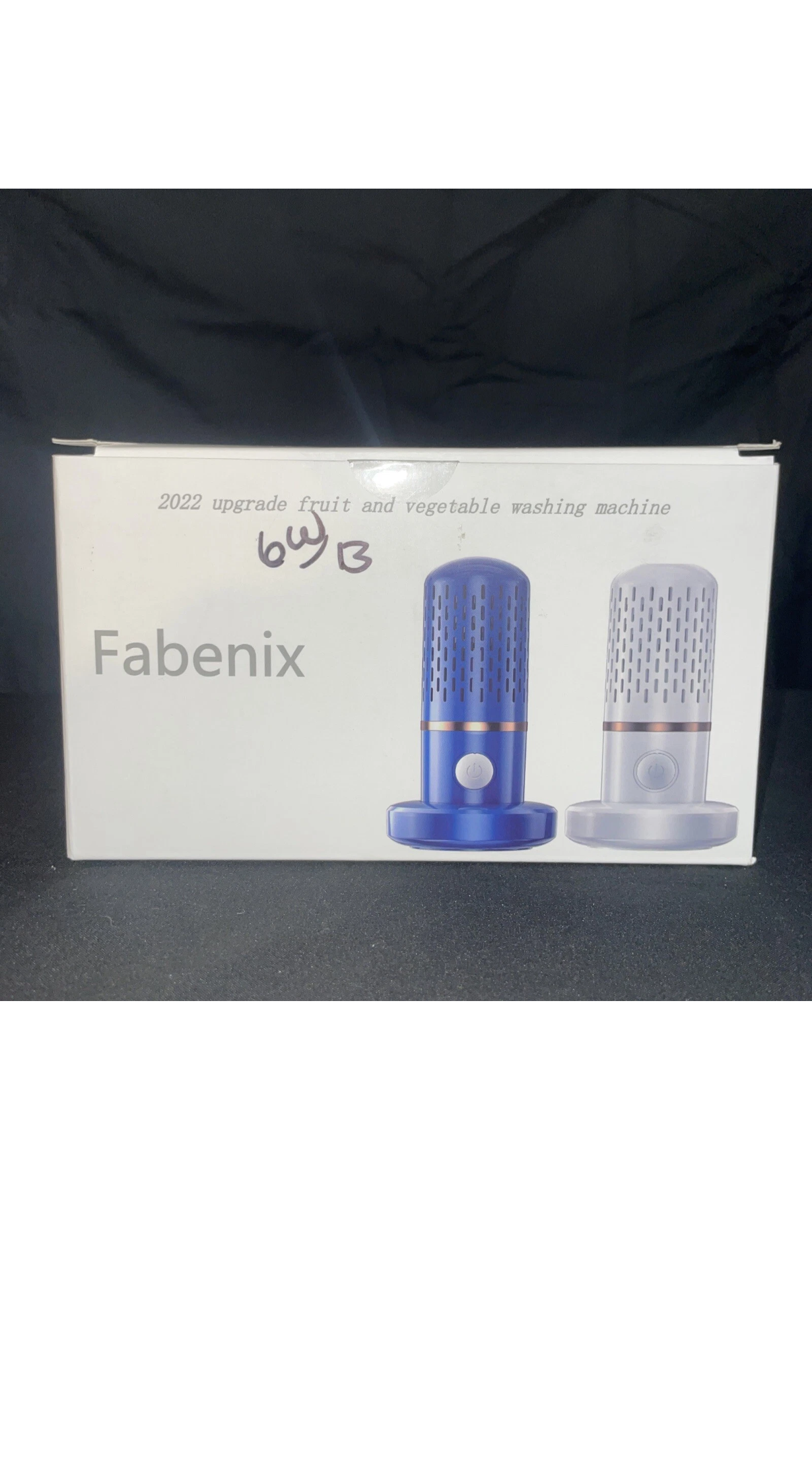 Fabenix 2022 Fruit and vegtable washing machine Model: D-812- Unused-Open Box
