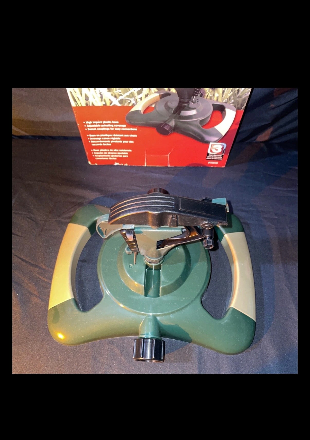 Bond Zinc Impulse Sprinkler With Plastic Base 70030