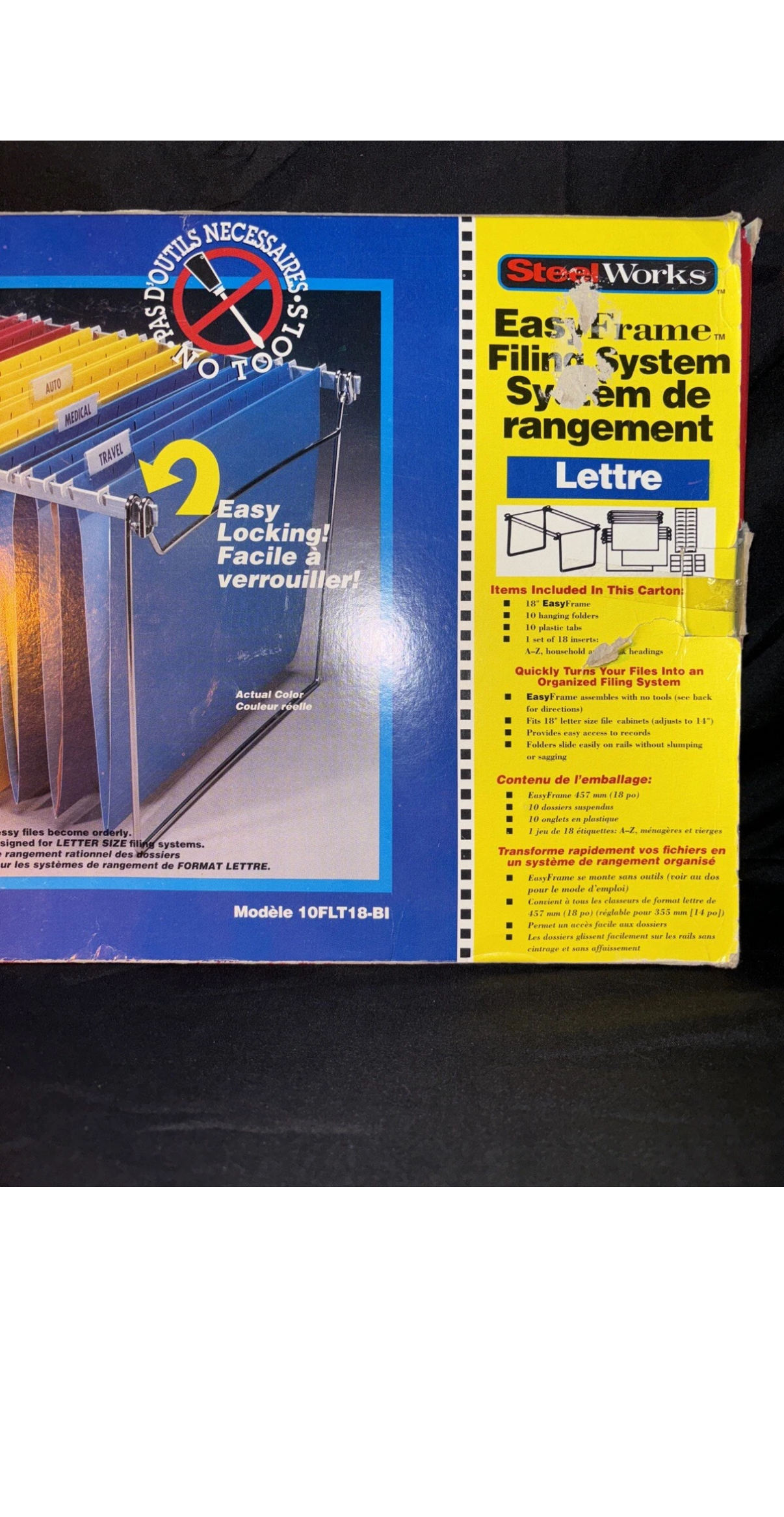 Steelworks Letter Size EasyFrame Filing System