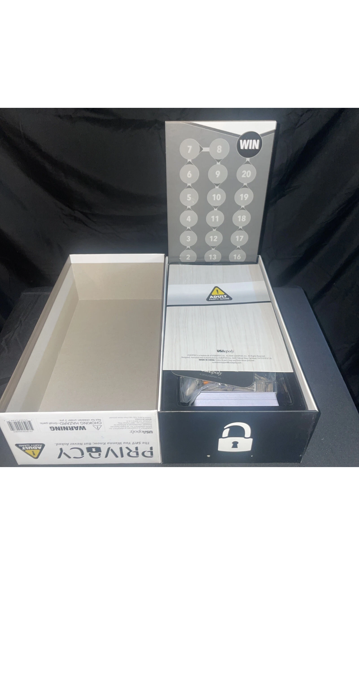 Privacy Adult Board Game Anonymously Answer Questions. 5-10 Players, 30-45 Min