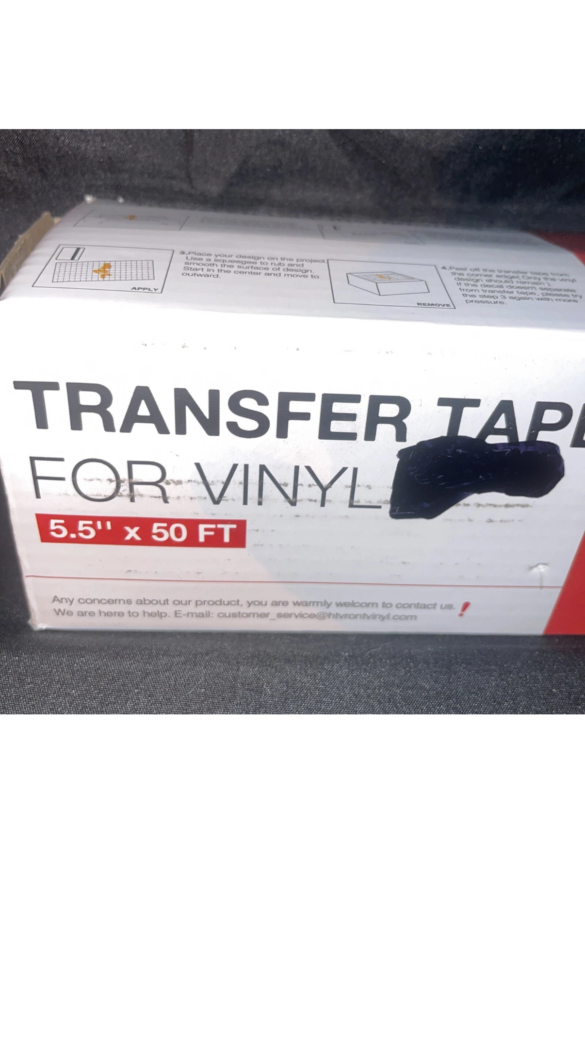 Transfer Tape For Viynl 5.5”x 50 Ft