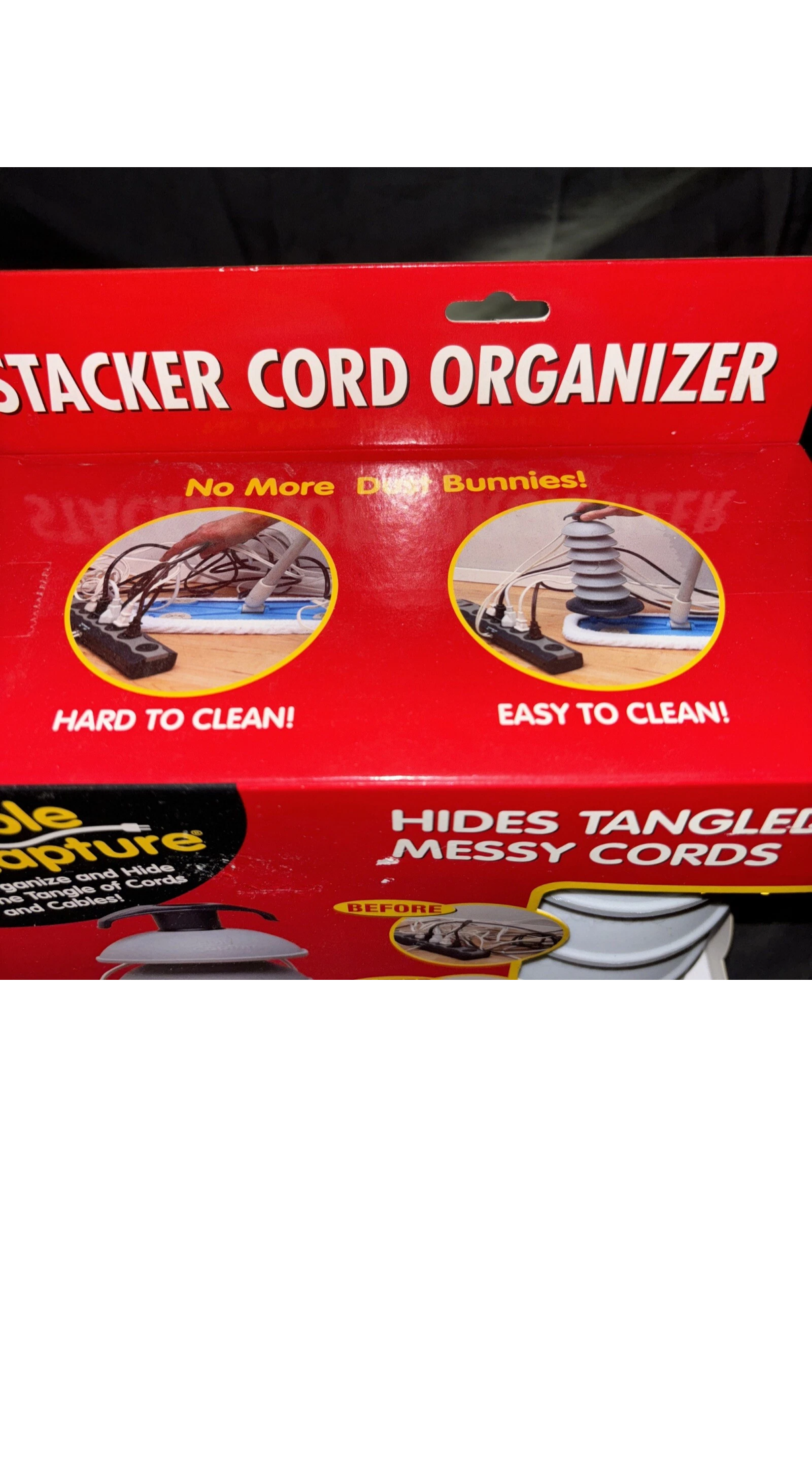 Cable Capture Stacker Cord Organizer