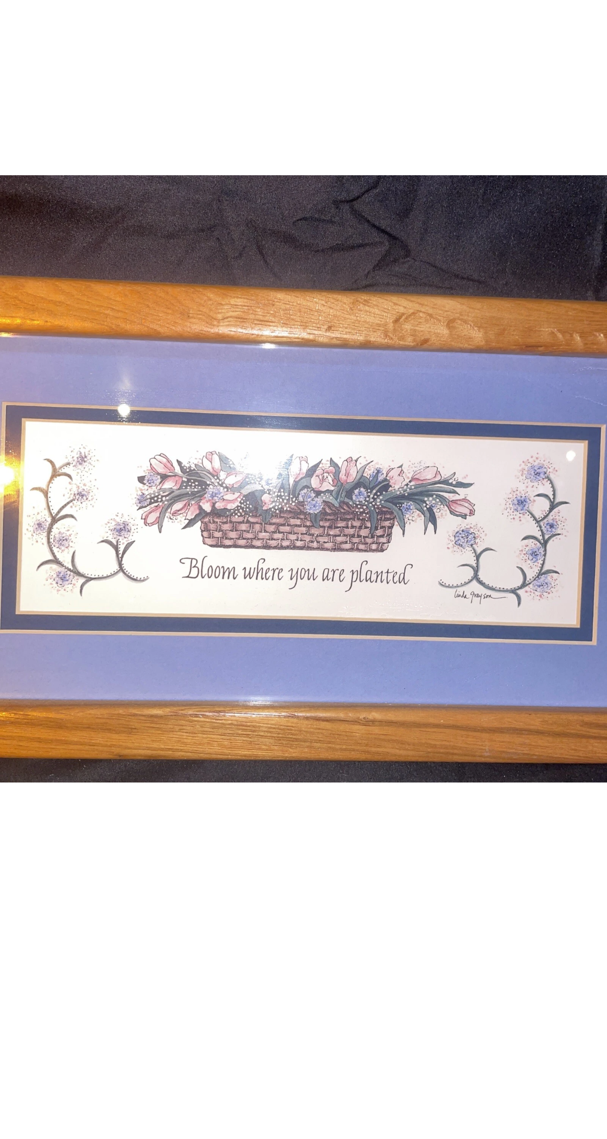 Lisa Grayson Bloom Where You Are Planted Framed Painting