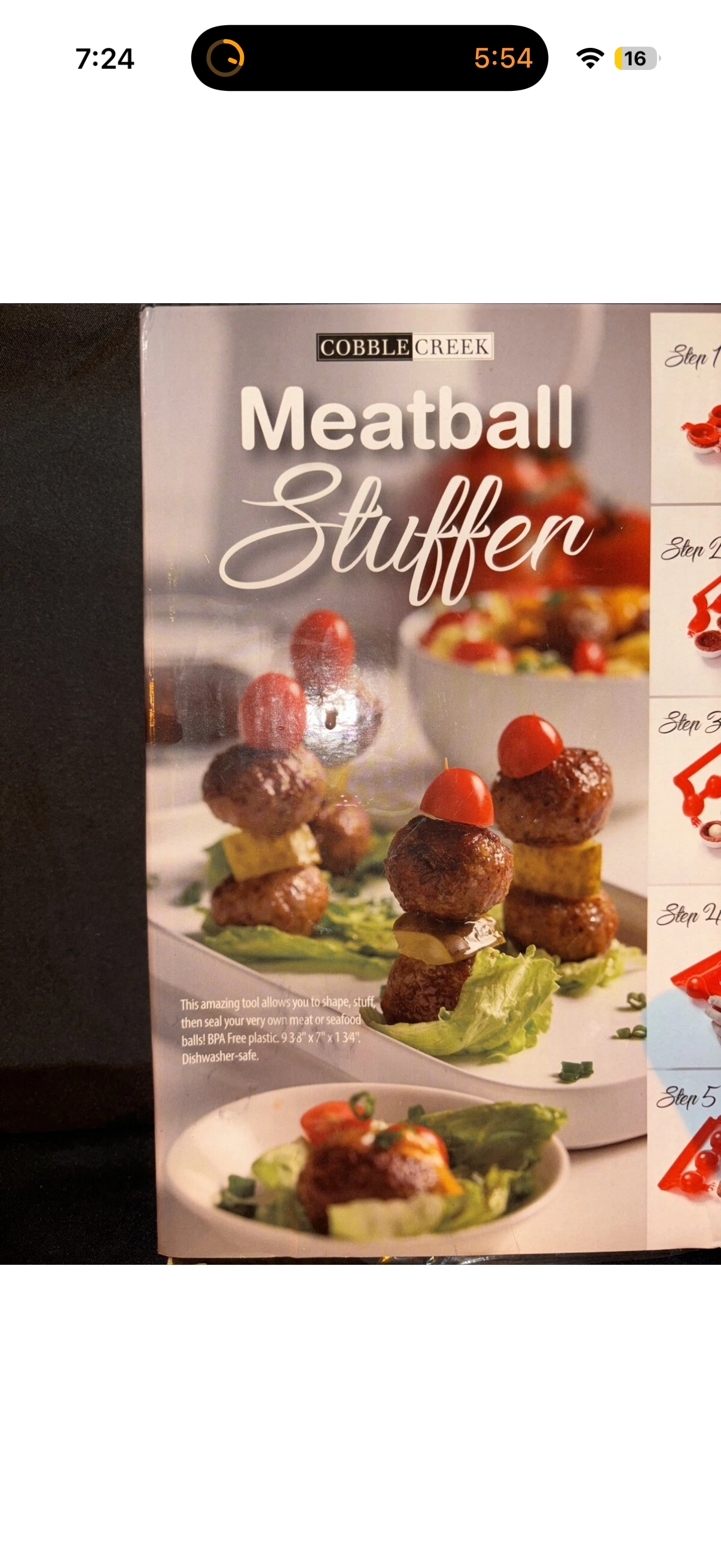 Cobble Creek Meatball Stuffer