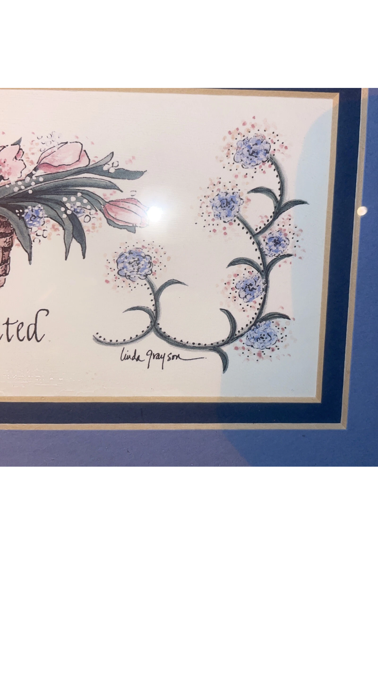 Lisa Grayson Bloom Where You Are Planted Framed Painting