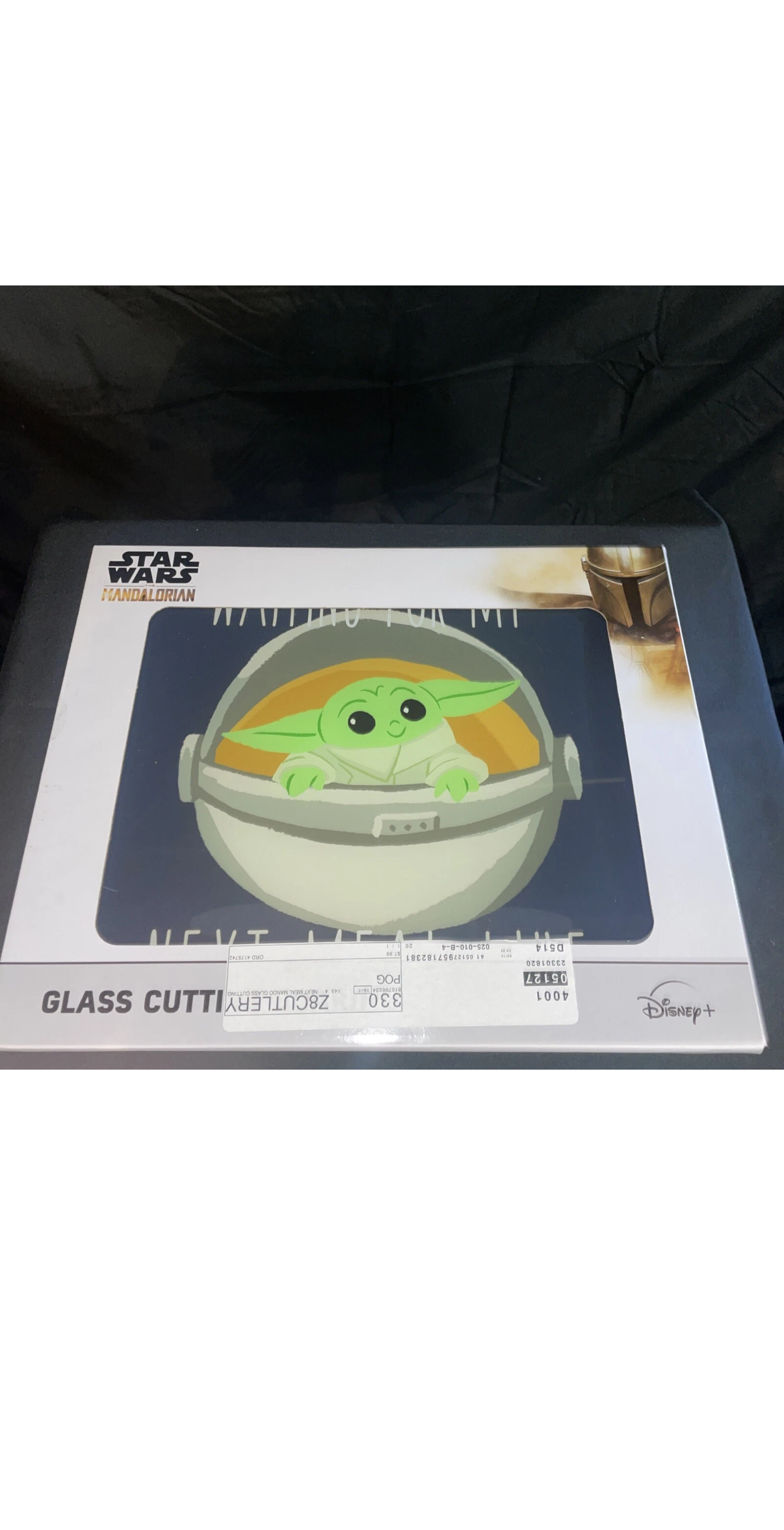 Star Wars The Mandalorian Glass Cutting Board