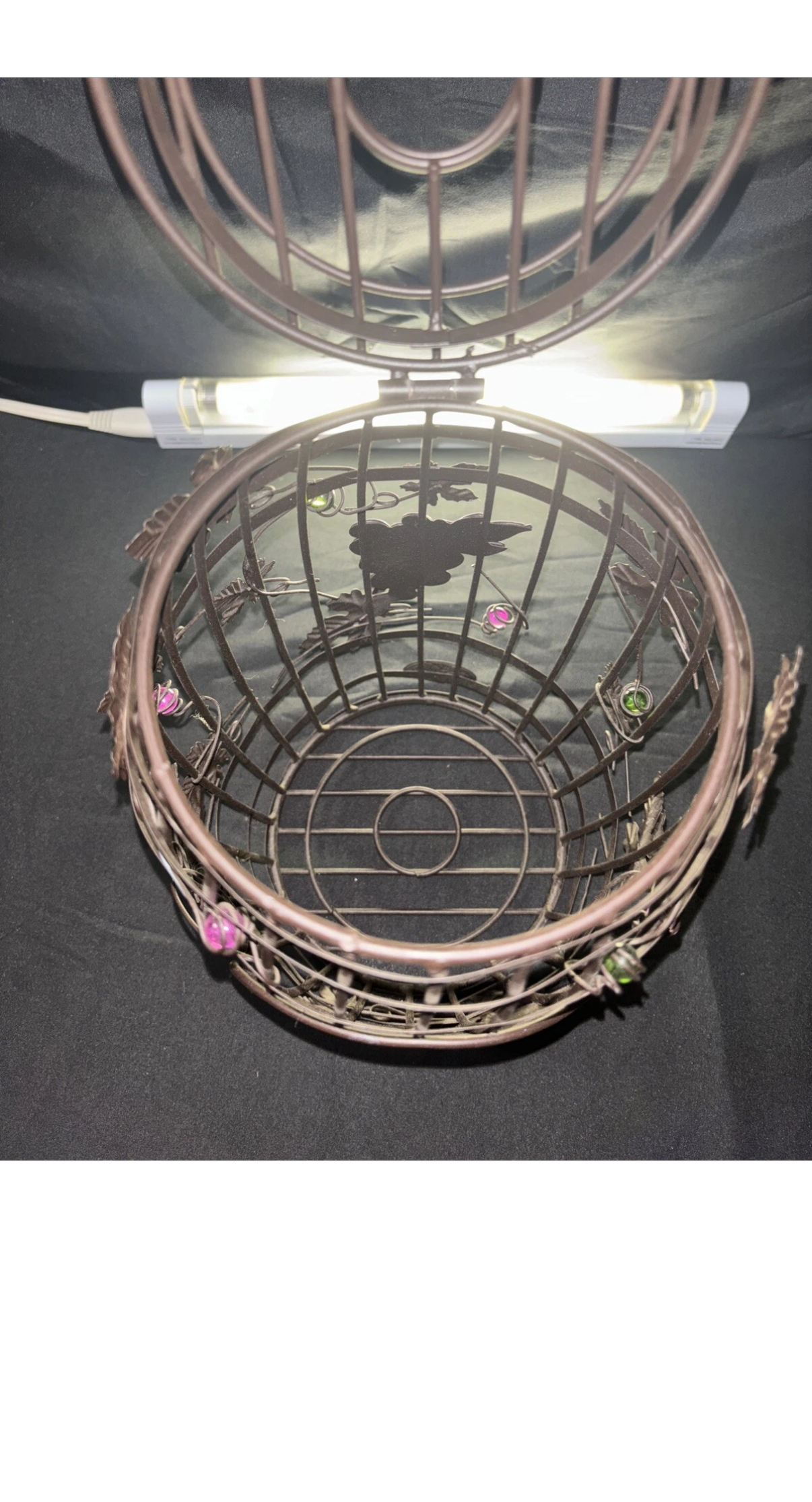 Wine Corks Decorative Metal Basket
