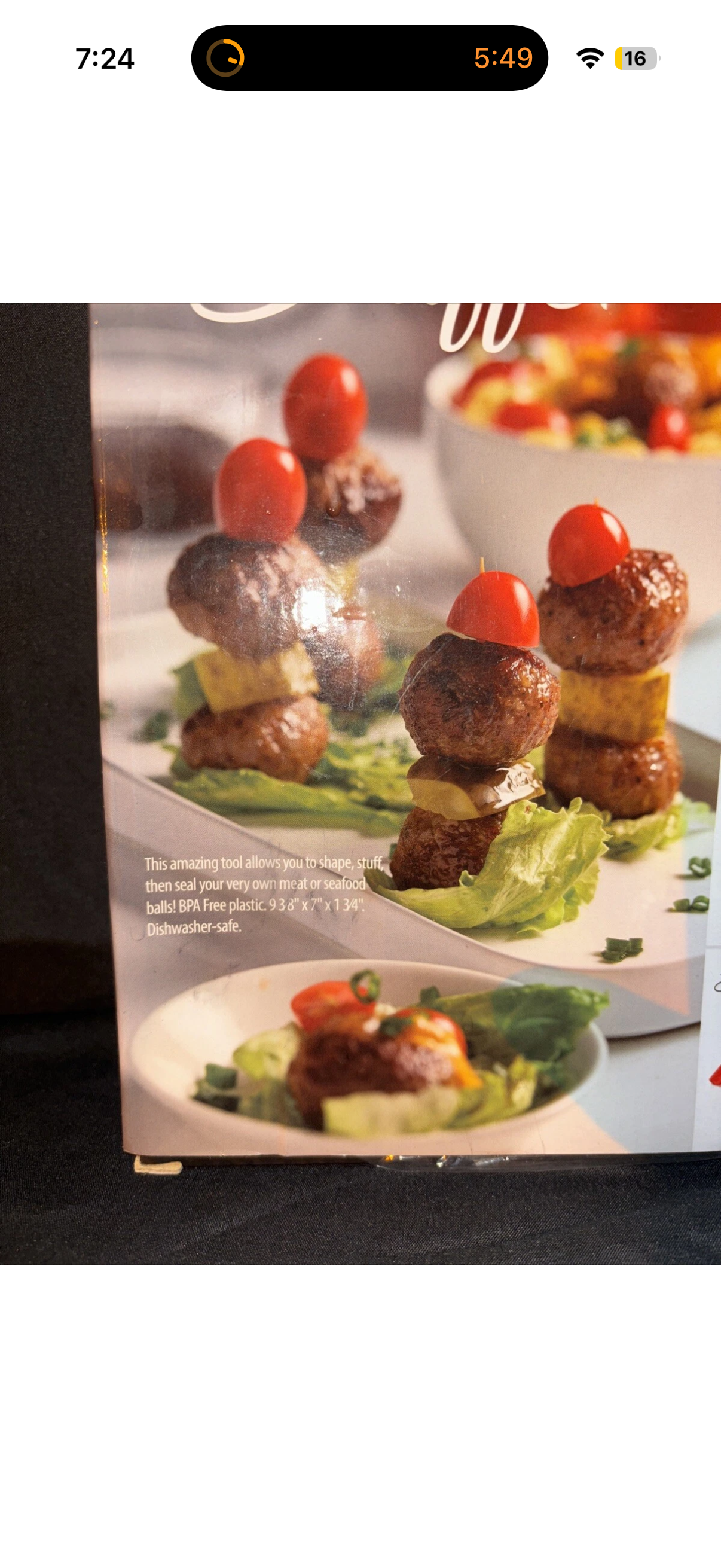 Cobble Creek Meatball Stuffer