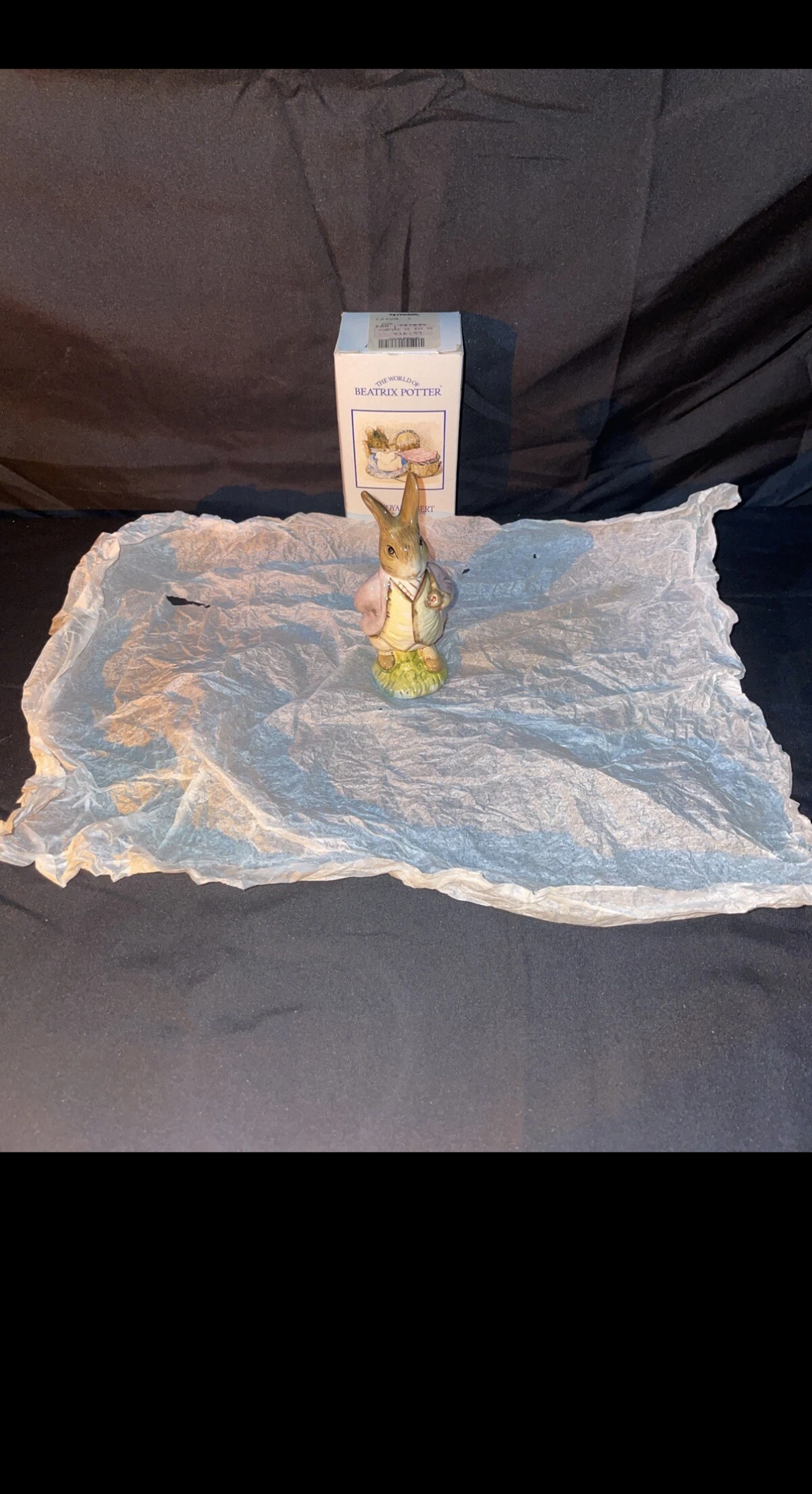 Vintage 1989 ROYAL ALBERT Beatrix Potter "Mr. Benjamin Bunny" Figurine England