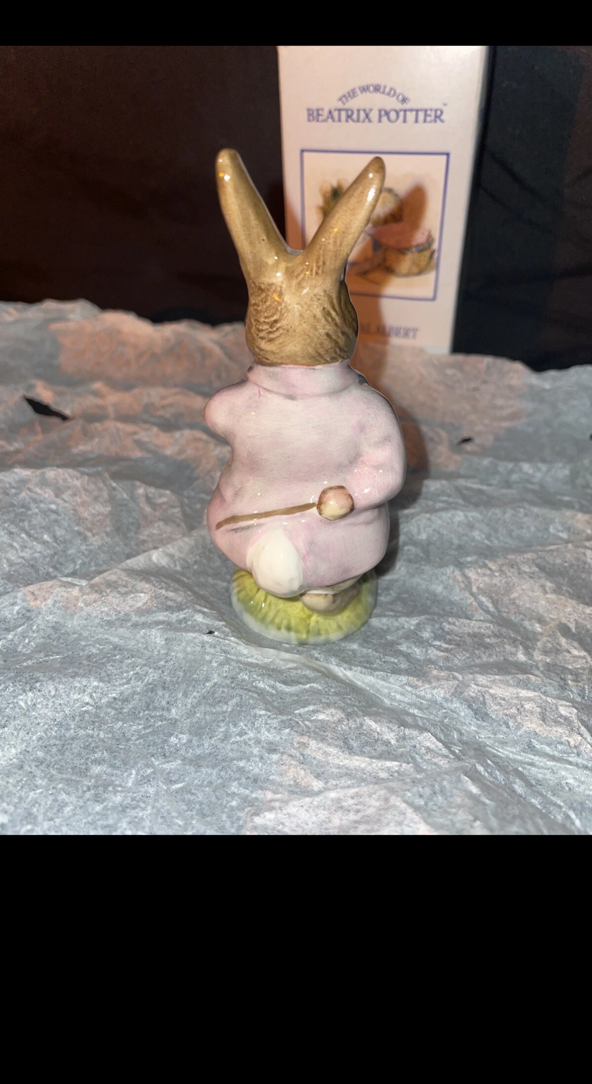 Vintage 1989 ROYAL ALBERT Beatrix Potter "Mr. Benjamin Bunny" Figurine England