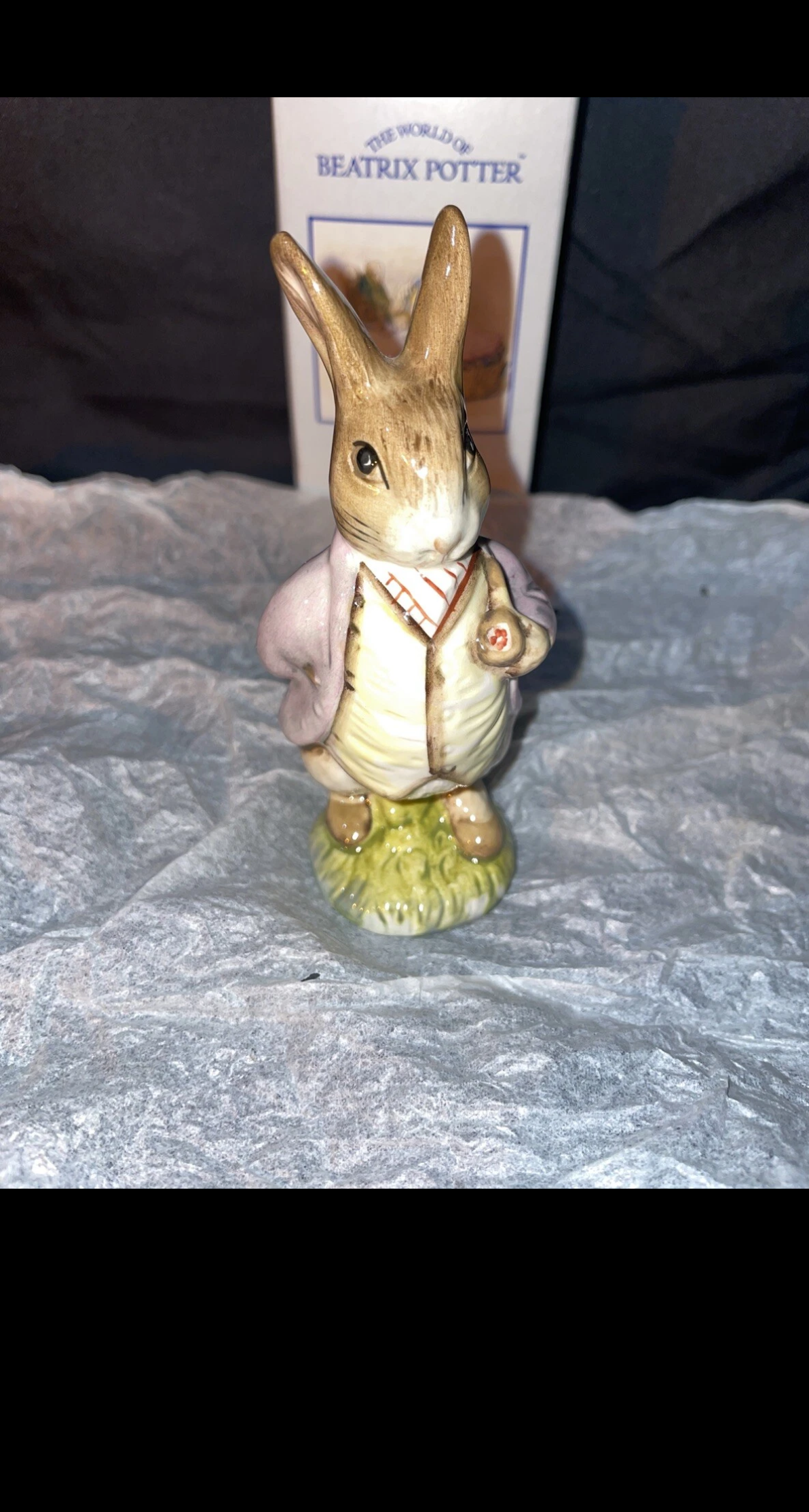 Vintage 1989 ROYAL ALBERT Beatrix Potter "Mr. Benjamin Bunny" Figurine England