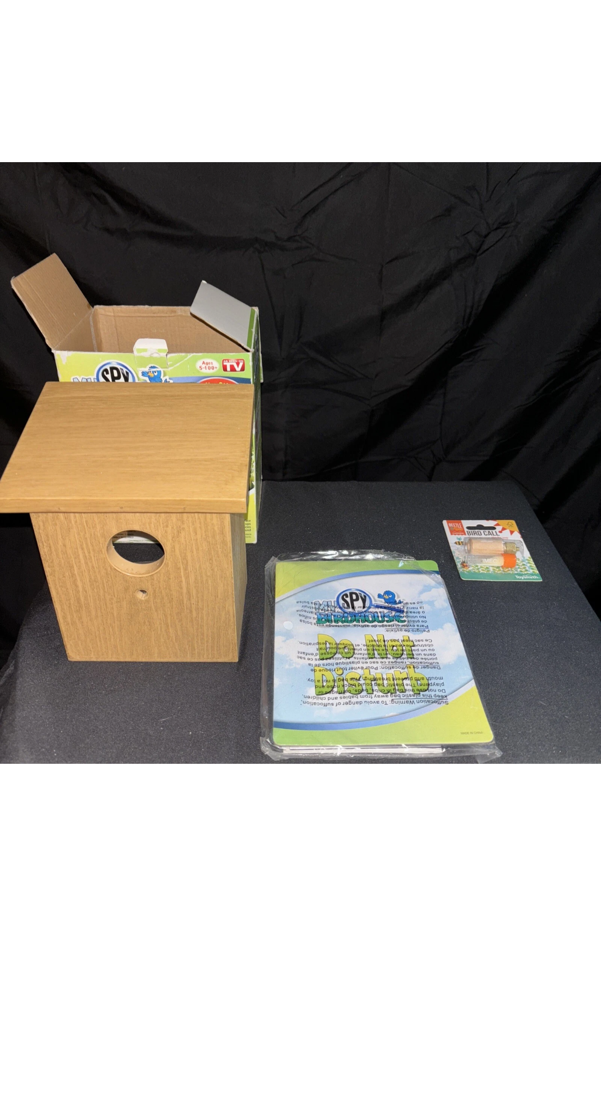 My Spy Birdhouse AS SEEN ON TV - With Toysmith Beetle Bee Bird Call-Bird Pack