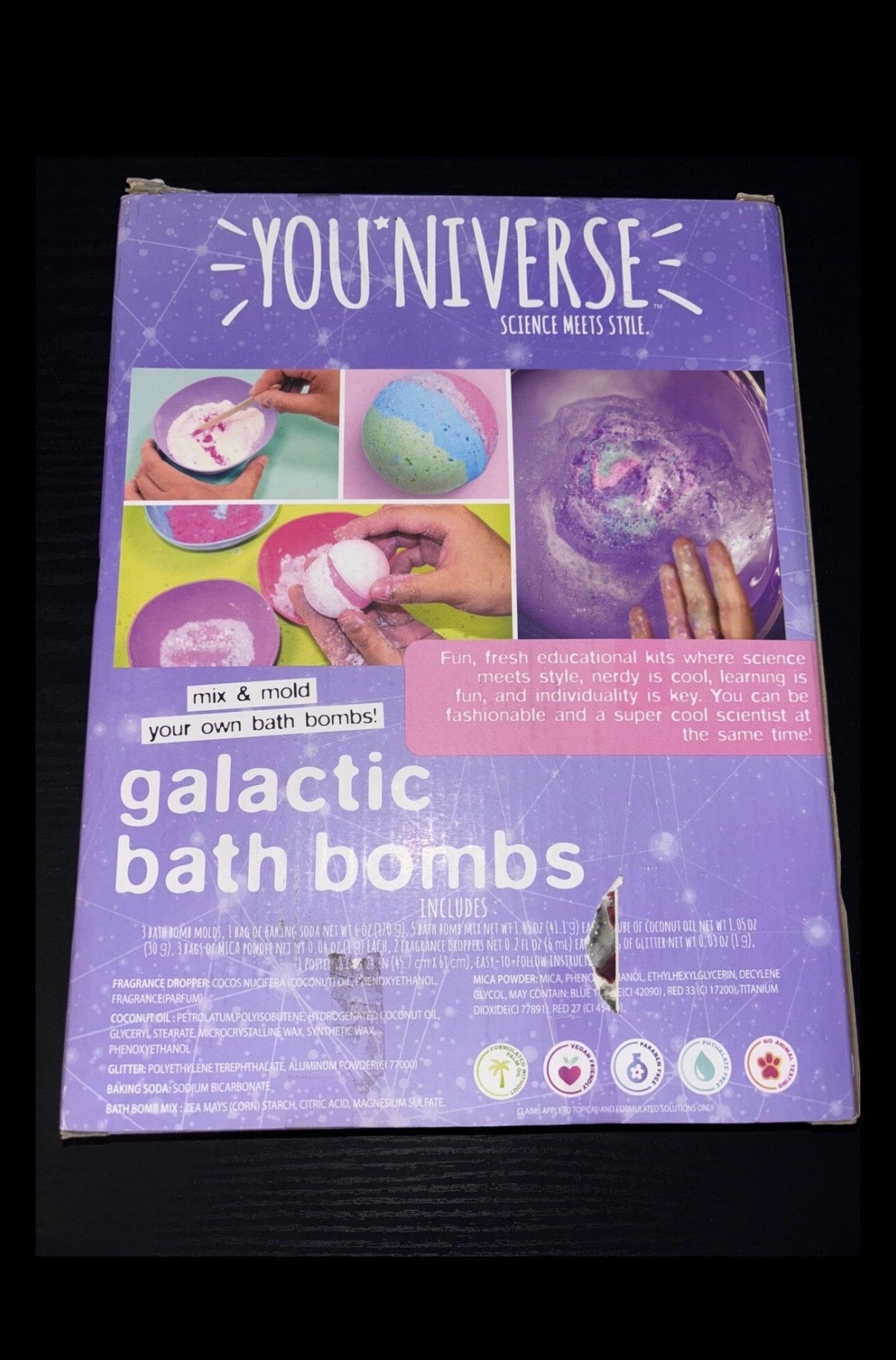 You*Niverse Galatic Bath Bombs Make Your Own Bath Bomb