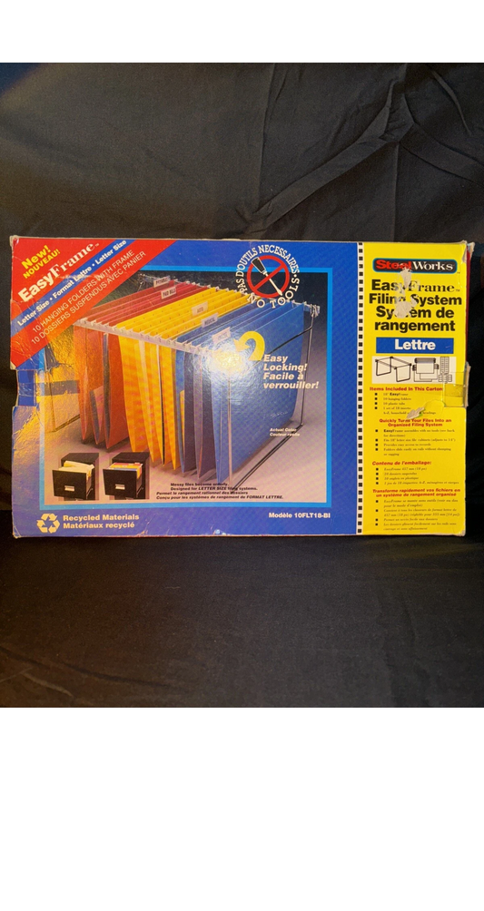 Steelworks Letter Size EasyFrame Filing System