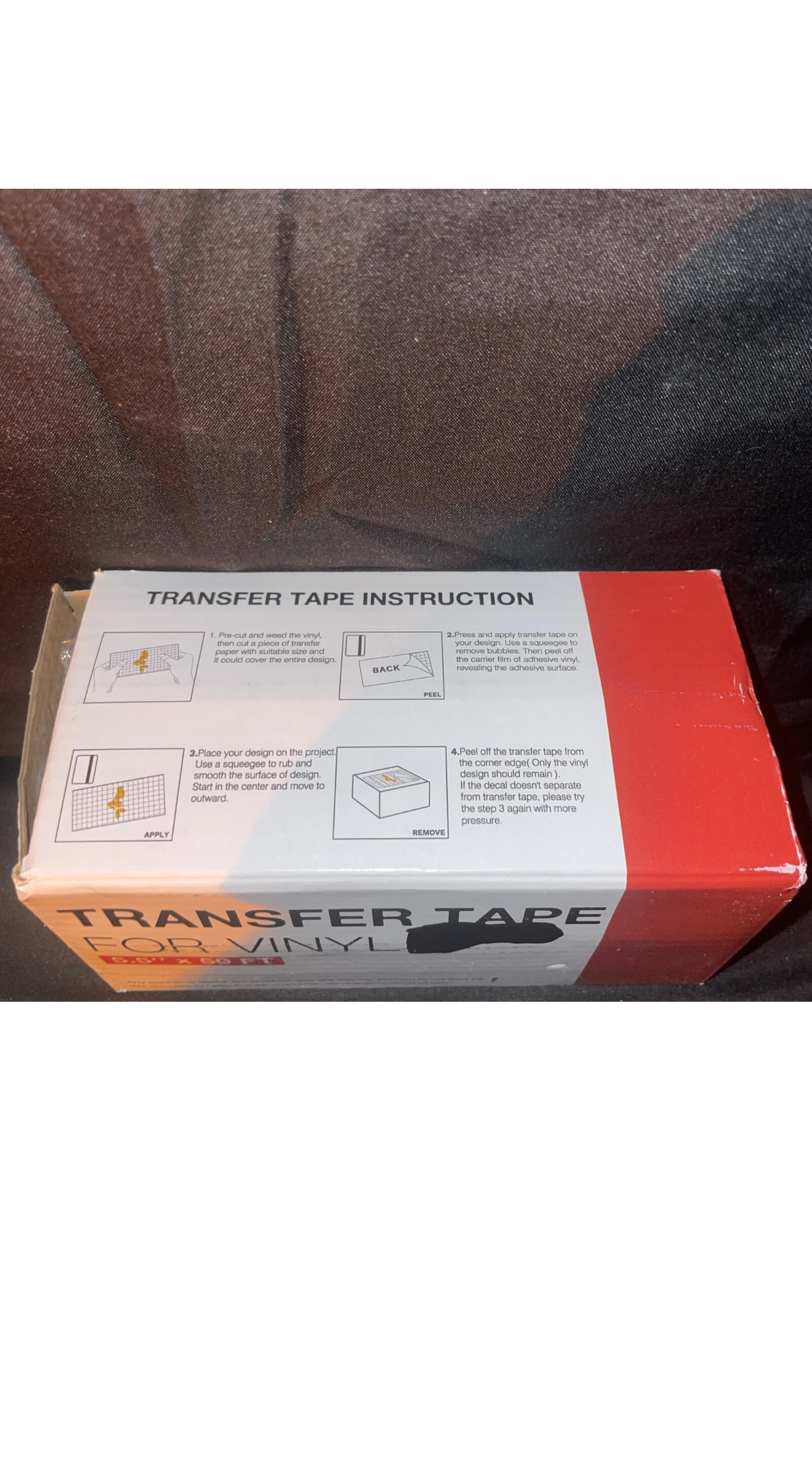 Transfer Tape For Viynl 5.5”x 50 Ft