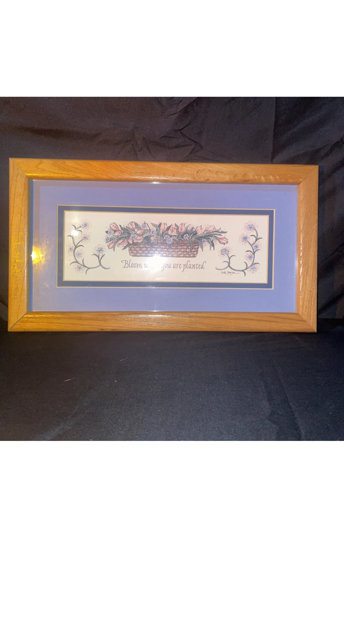 Lisa Grayson Bloom Where You Are Planted Framed Painting