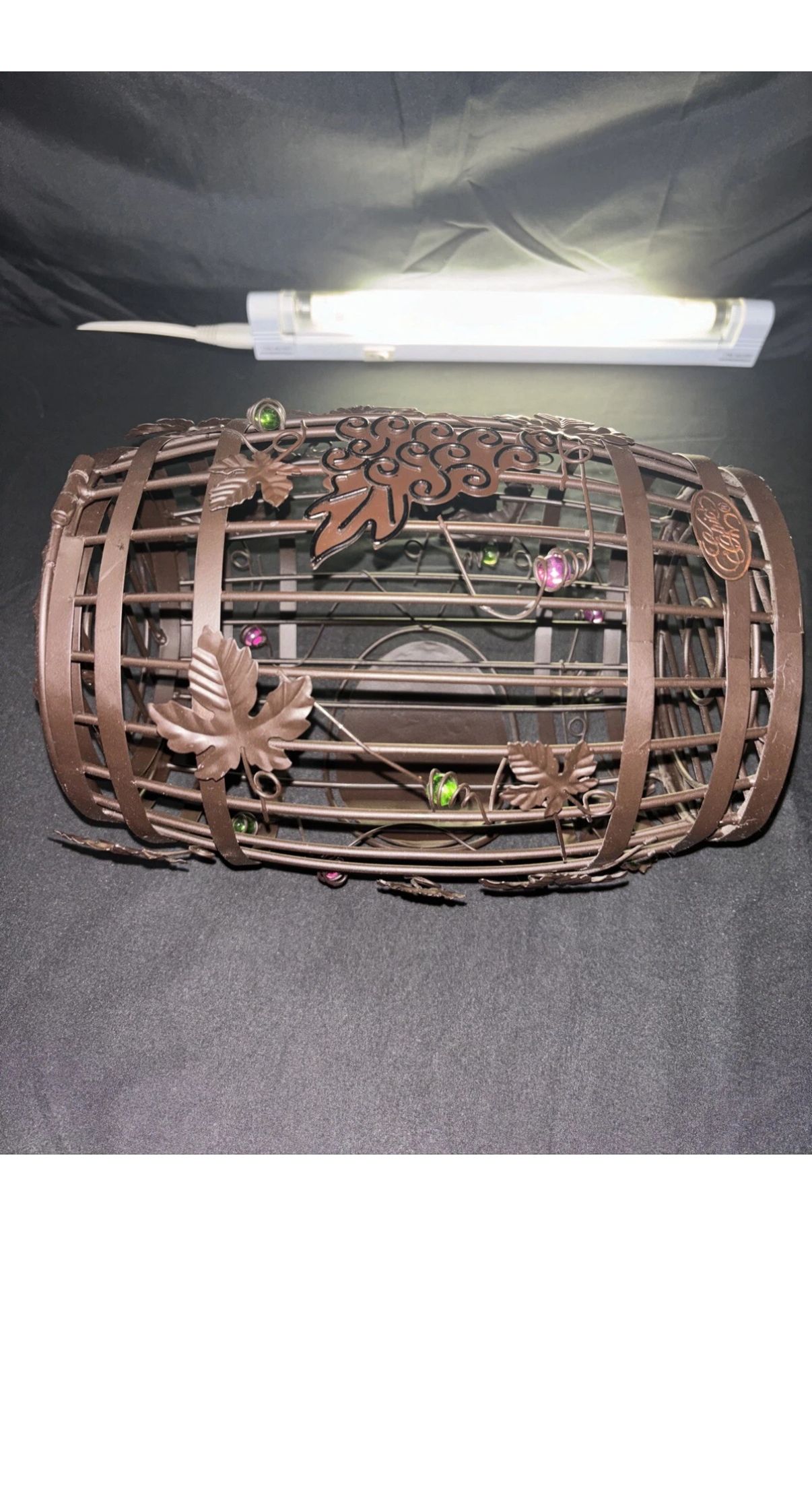 Wine Corks Decorative Metal Basket