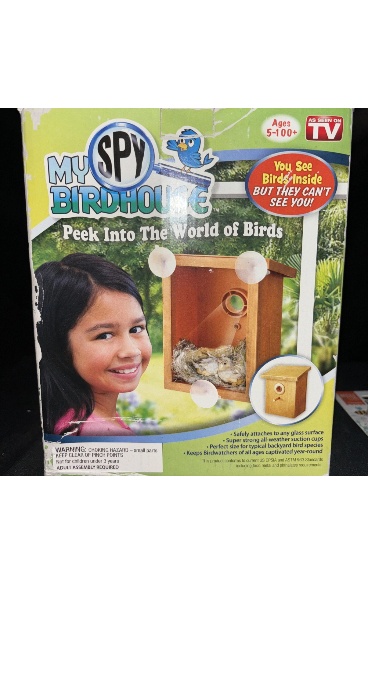 My Spy Birdhouse AS SEEN ON TV - With Toysmith Beetle Bee Bird Call-Bird Pack