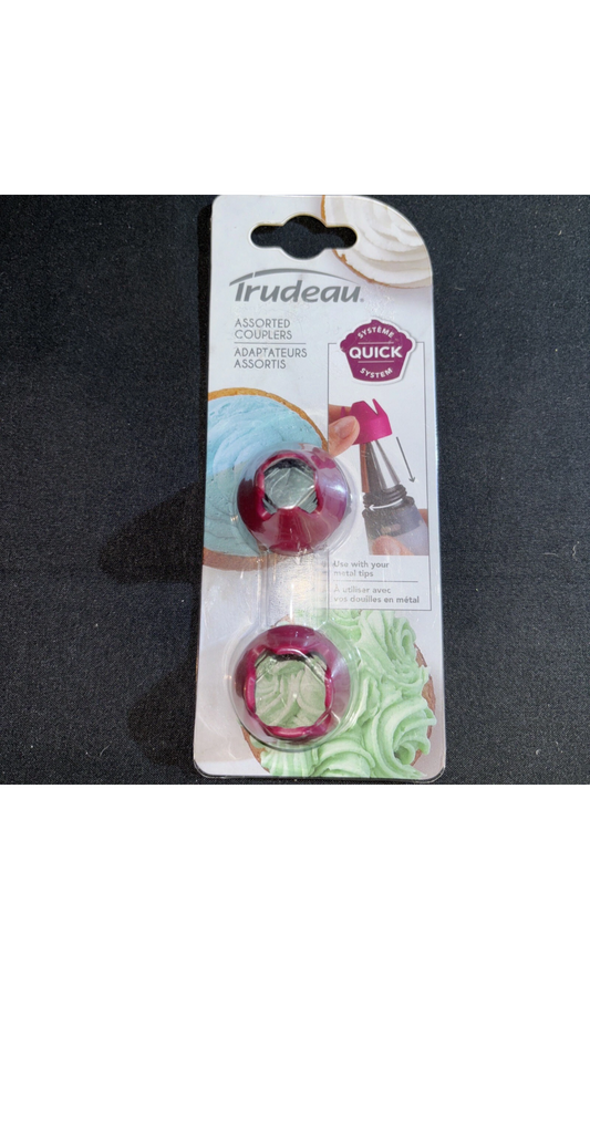 Trudeau Assorted Couplers 2 Pack Quick System