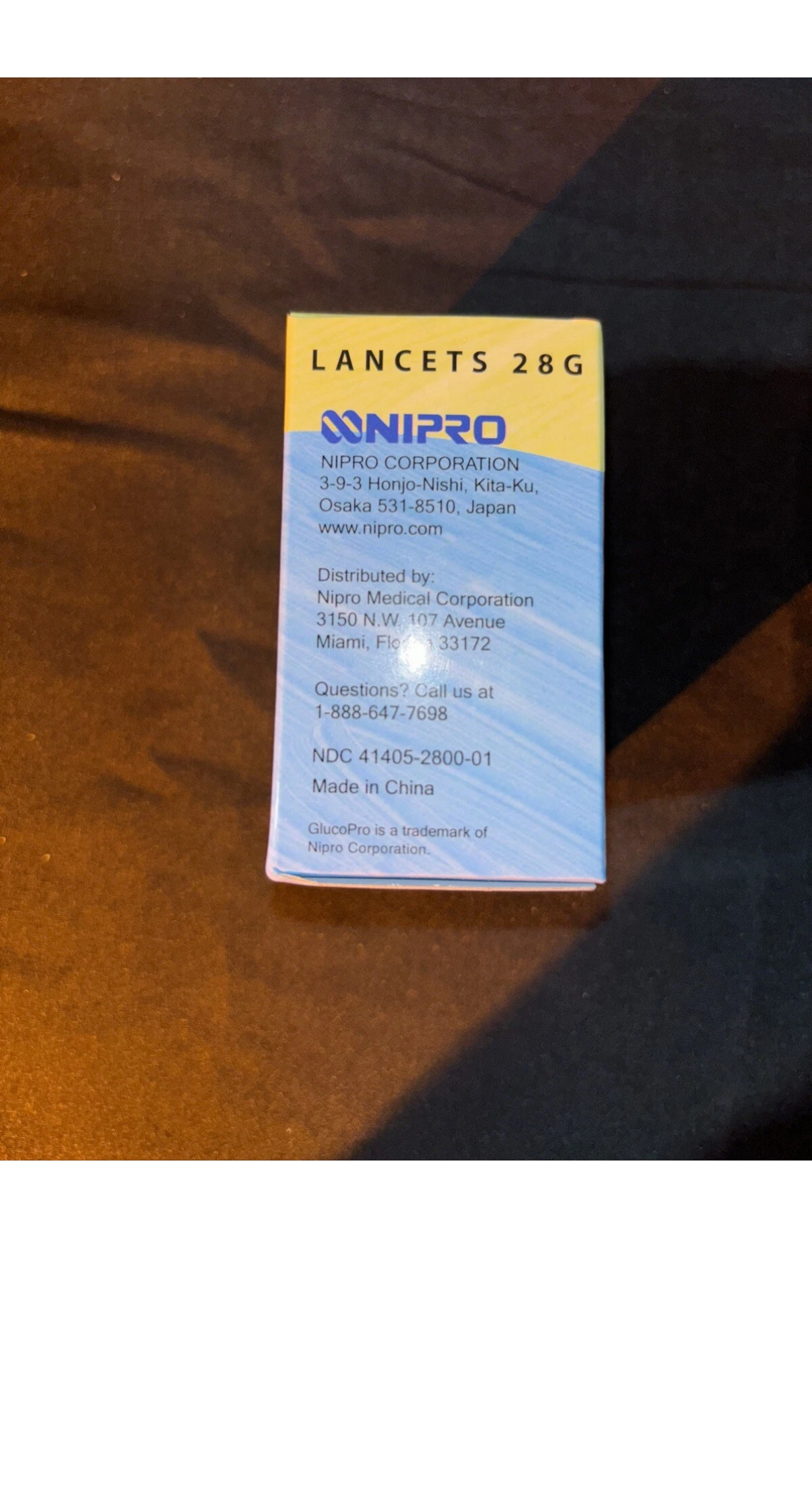 600 Gluco Pro Lancets 28 gauge 6 Box's of 100 Exp 3-16