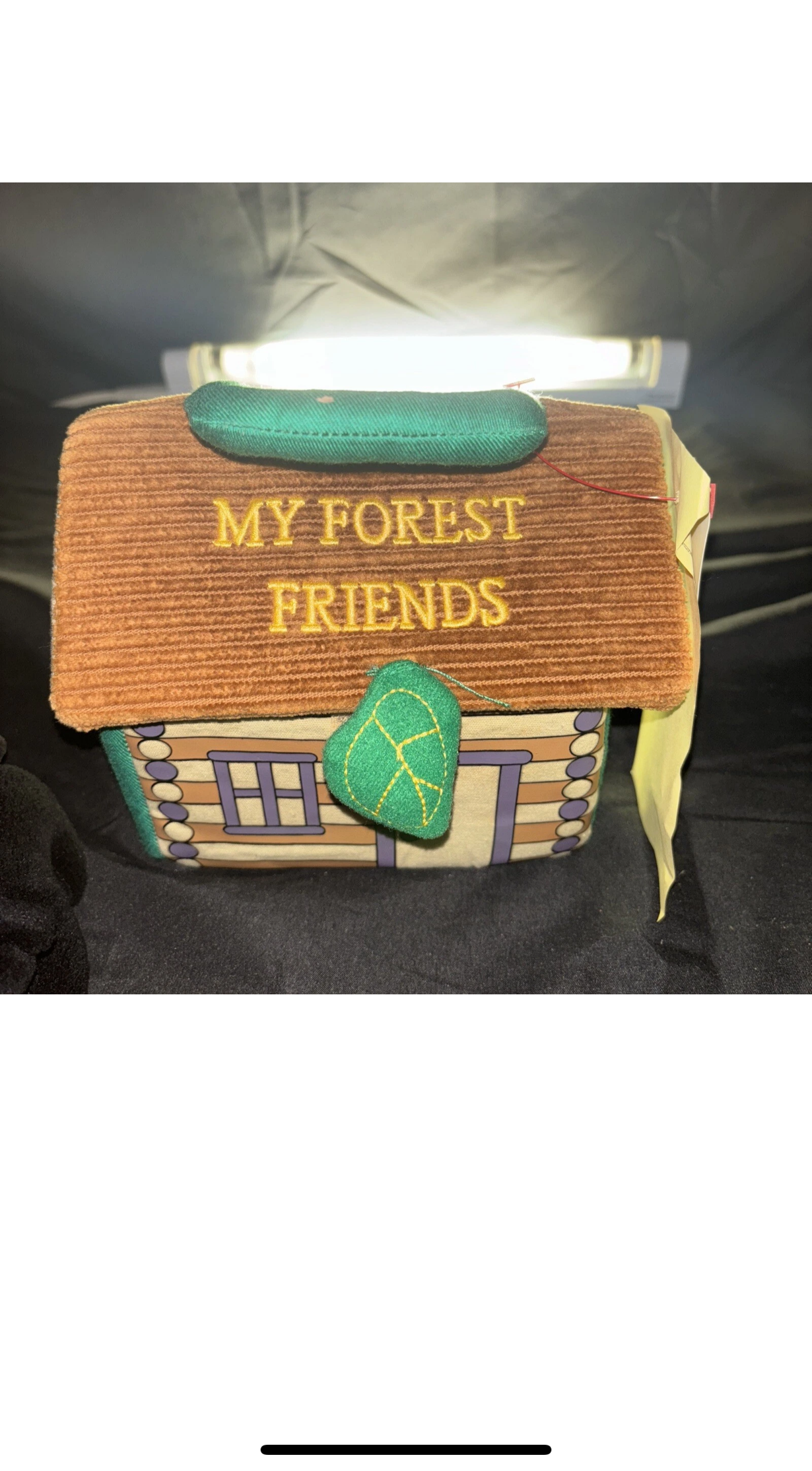 Cabin Bear Squirrel Raccoon Set My Forest Friends Aurora Baby 6"x6" Soft Plush