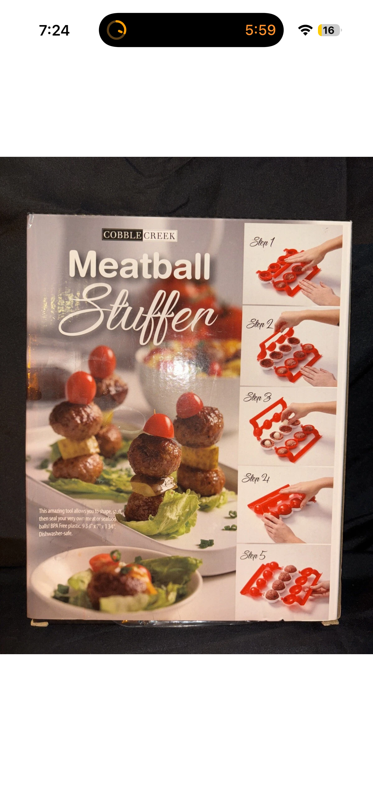 Cobble Creek Meatball Stuffer
