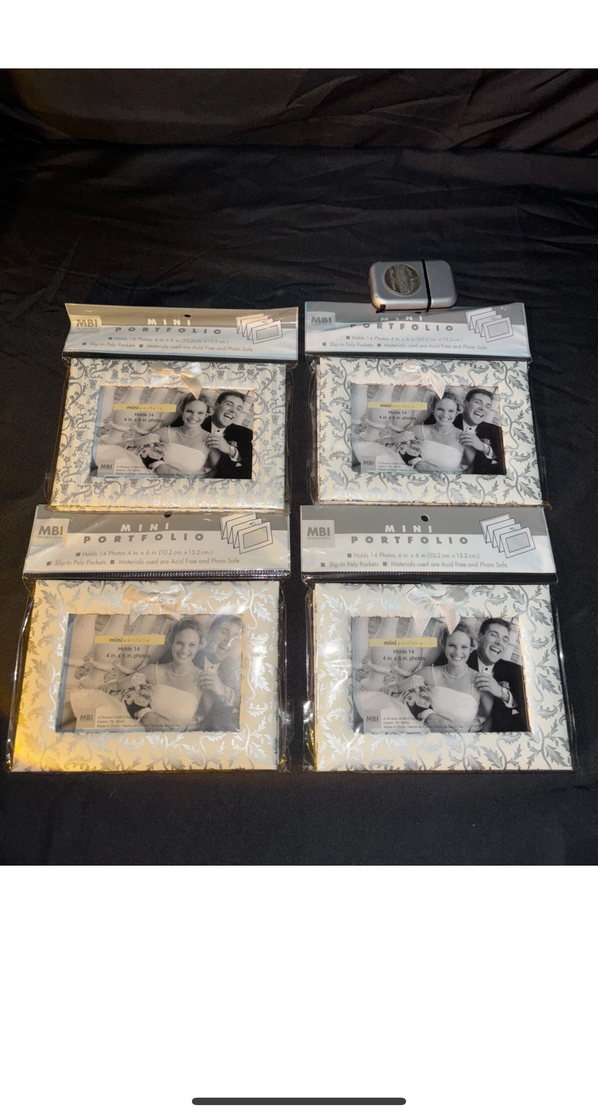 MBI Mini Portfolio- Holds 14 Photos- 4 Packs