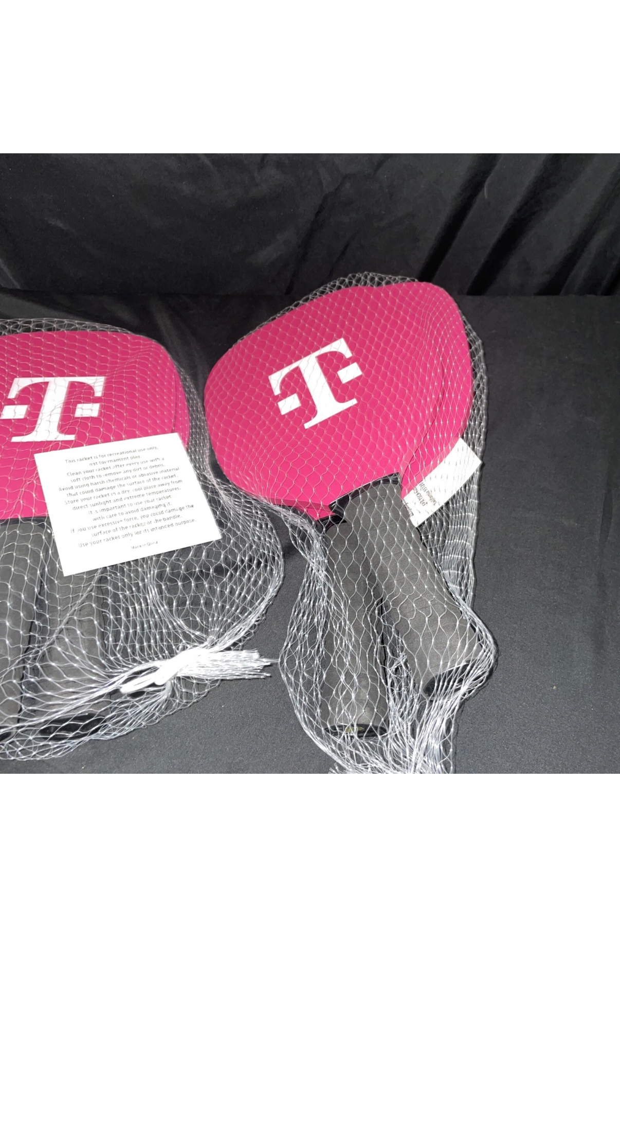 T-Mobile Tuesday Pickleball Set Of 6x Paddles x 3x Balls BRAND NEW