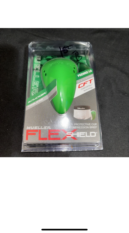 Mueller Flex Shield Protective Cup And Compression Brief Peewee LG