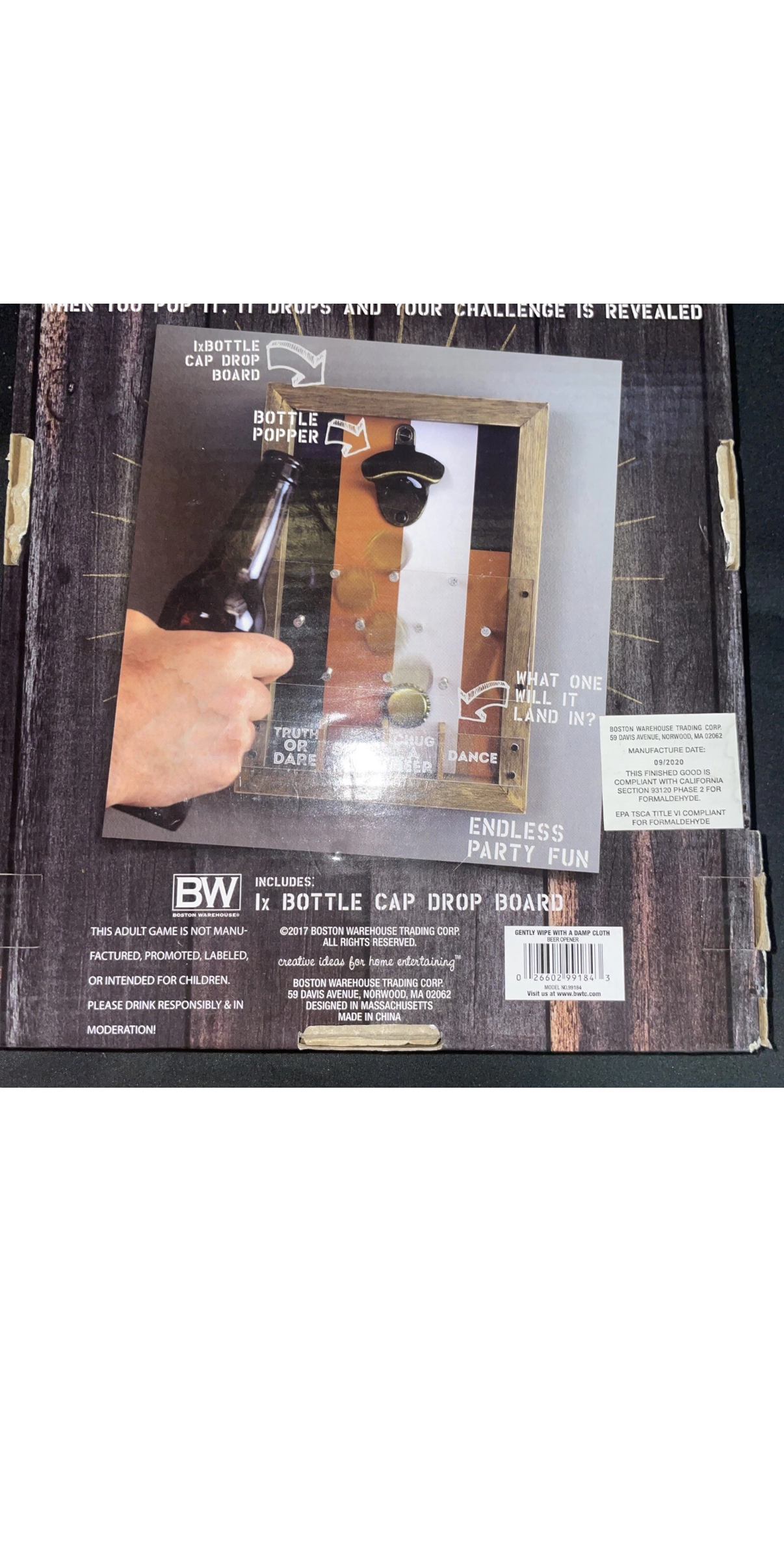 Beer Bottle Opener Pop It Drop It Party Game
